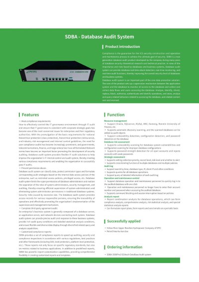 SDBA - Database Audit System